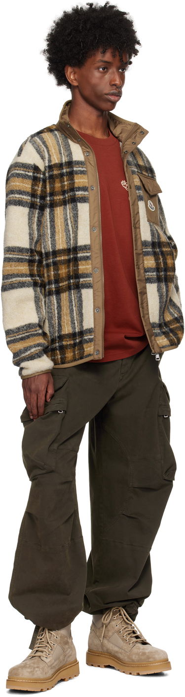 Яке Moncler Moncler Plaid Fleece Jacket Многоцветен | J20918G0005589AQU, 3