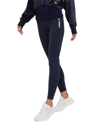 Клинове adidas Performance TERREX Leggings Тъмно синьо | GU8937