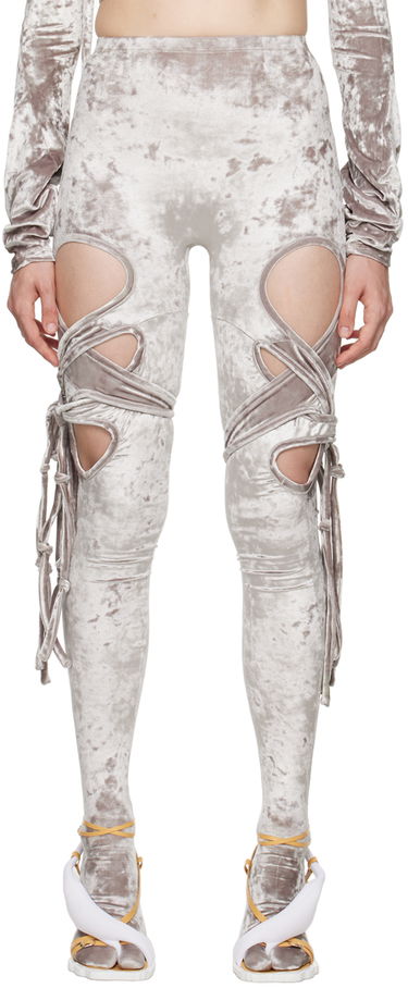 Клинове Ottolinger Ottolinger Velvet Tabi Leggings Сиво | 403003, 0
