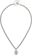 Ann Demeulemeester Silver-Tone Flying Bird Pendant Necklace