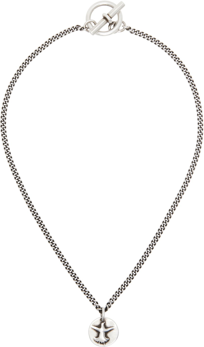 Колие Ann Demeulemeester Ann Demeulemeester Silver-Tone Flying Bird Pendant Necklace Металик | 2520-W-JN50-JW020-070