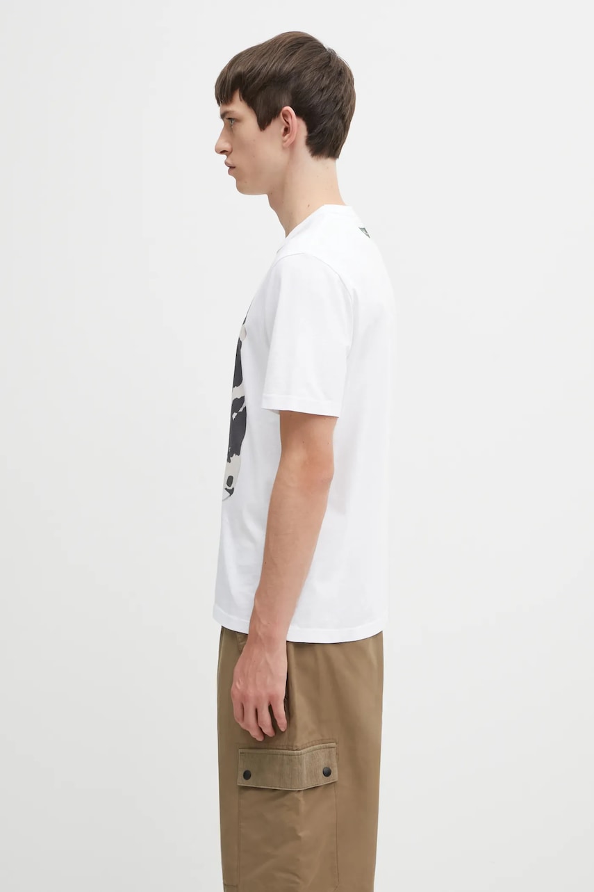 Тениска Barbour Barbour x Paul Smith Cow Print T-Shirt Бяло | MTS1525WH11, 1