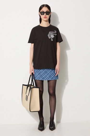 Тениска KENZO Gots Star Tiger Emb Loose T-Shirt Черно | FE62TS1354SG.99J, 1