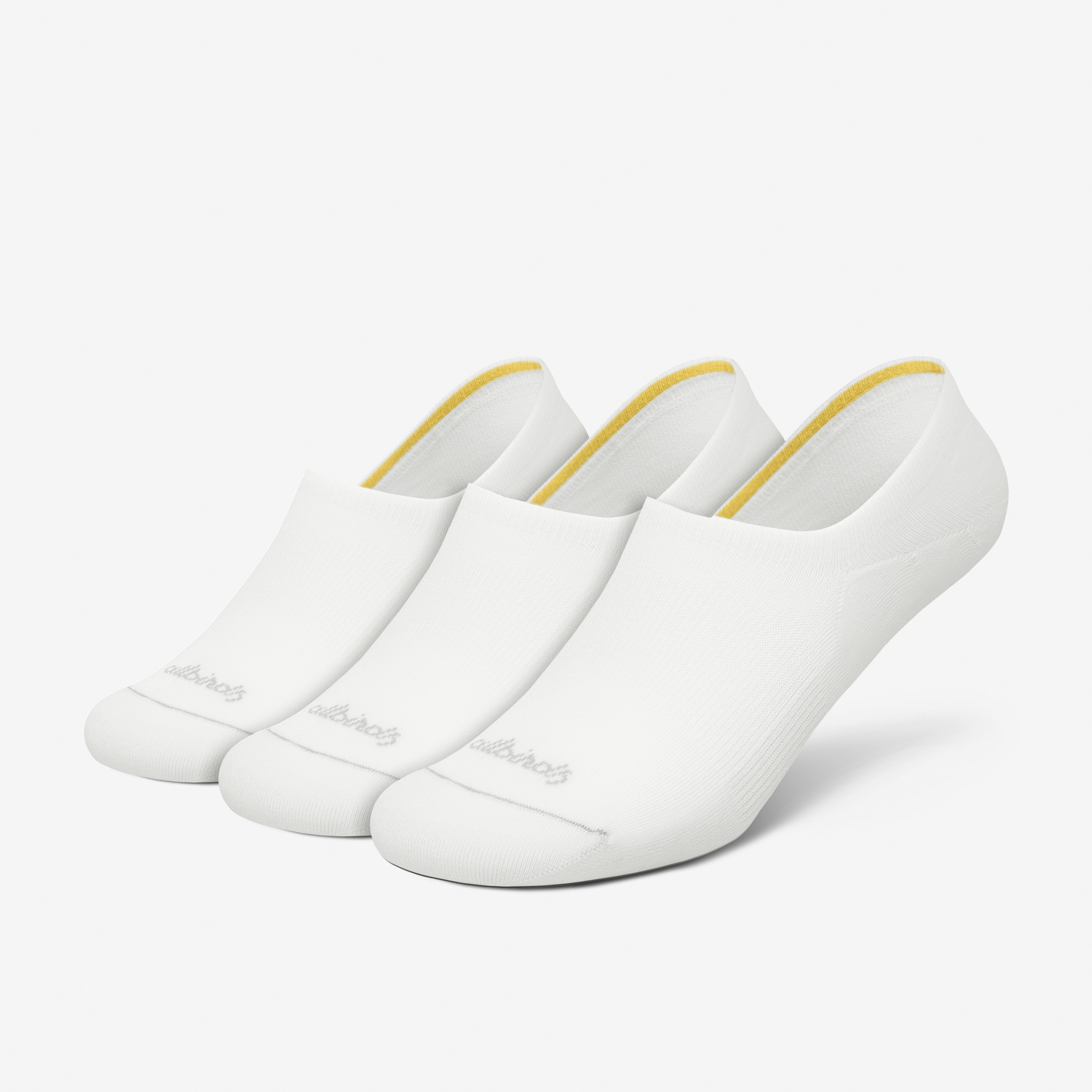 Чорапи Allbirds Anytime No Show Socks, 3-Pack, Size Small Бяло | A11110U, 0