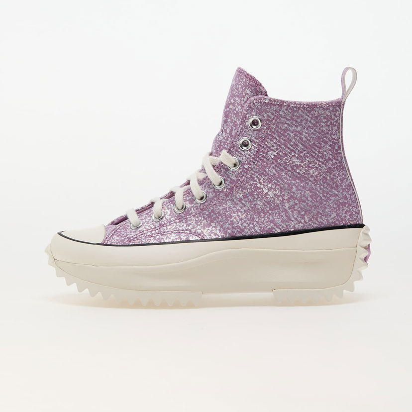 Кецове и обувки Converse Run Star Hike Platform Glitter Лилаво | A10096C