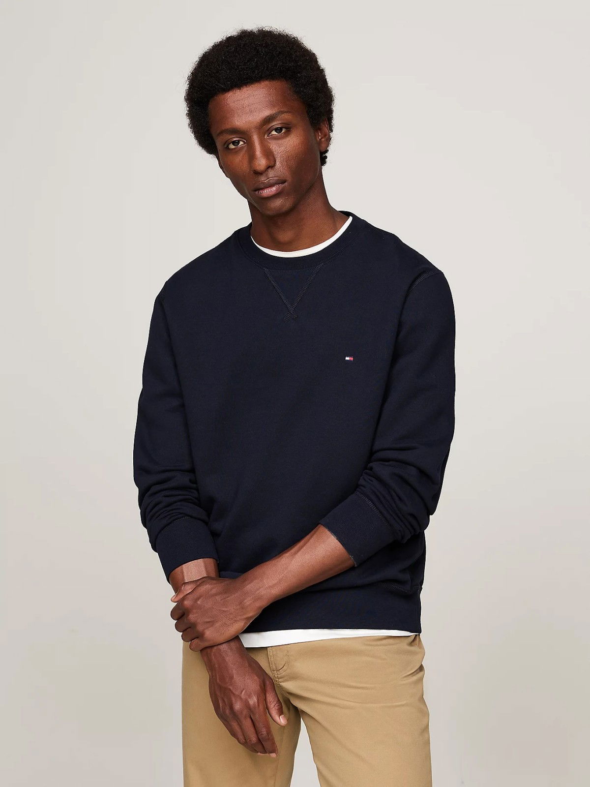 Суитчър Tommy Hilfiger Pullover Sweatshirt Черно | MW0MW37232DW5, 0
