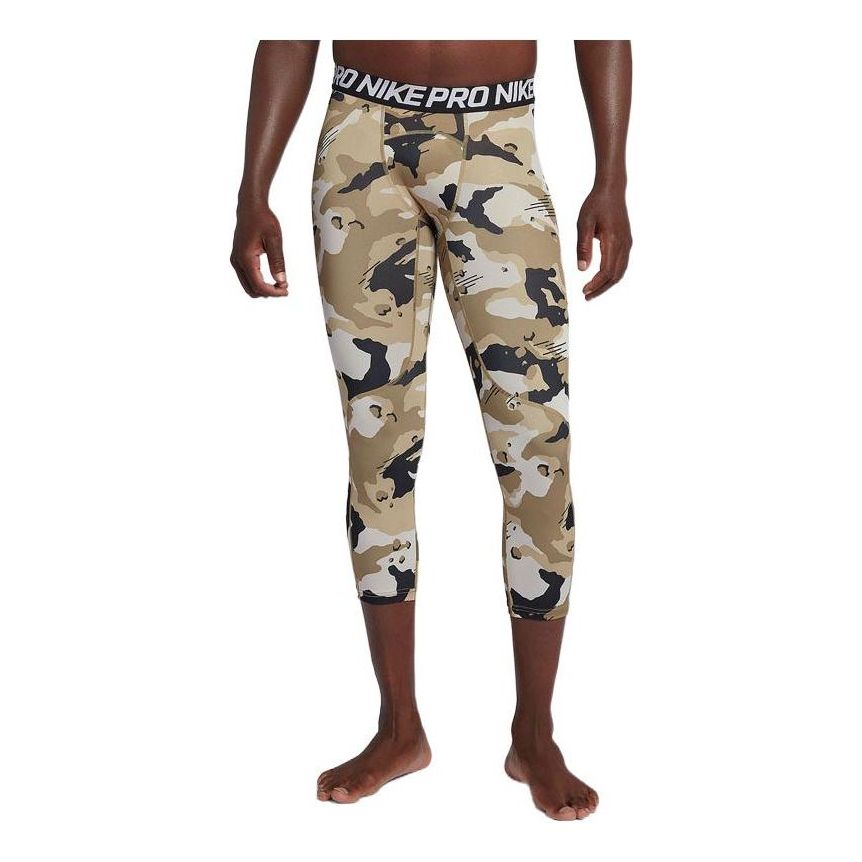 Клинове Nike Camouflage Slim Fit Training Tights Бежово | AQ1198-268, 0