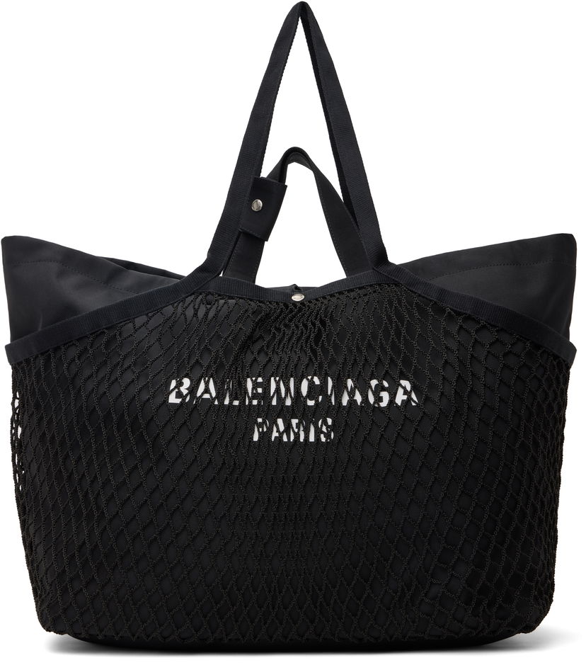 Голяма пазарска чанта Balenciaga Large Tote Черно | 791793 2AA46