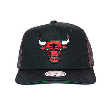 Шапка с козирка Mitchell & Ness Mitchell & Ness NBA Tremor Trucker Snapback Chicago Bulls Черно | HT11505-CBUBLCK, 1