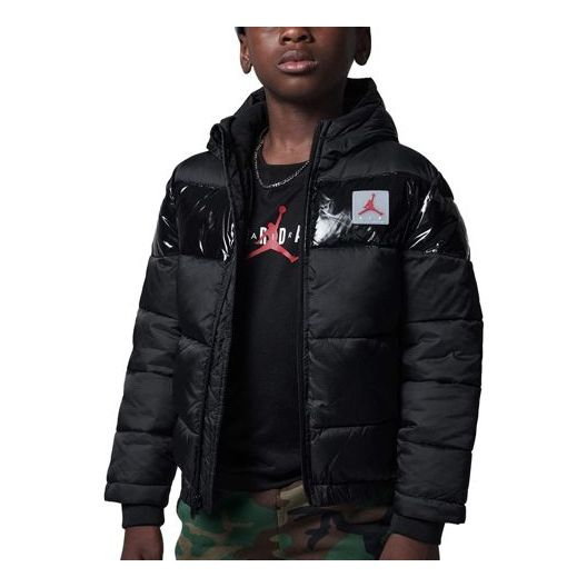 Пухо яке Jordan Jordan Bold Stripe Puffer Jacket Черно | DC0037-010