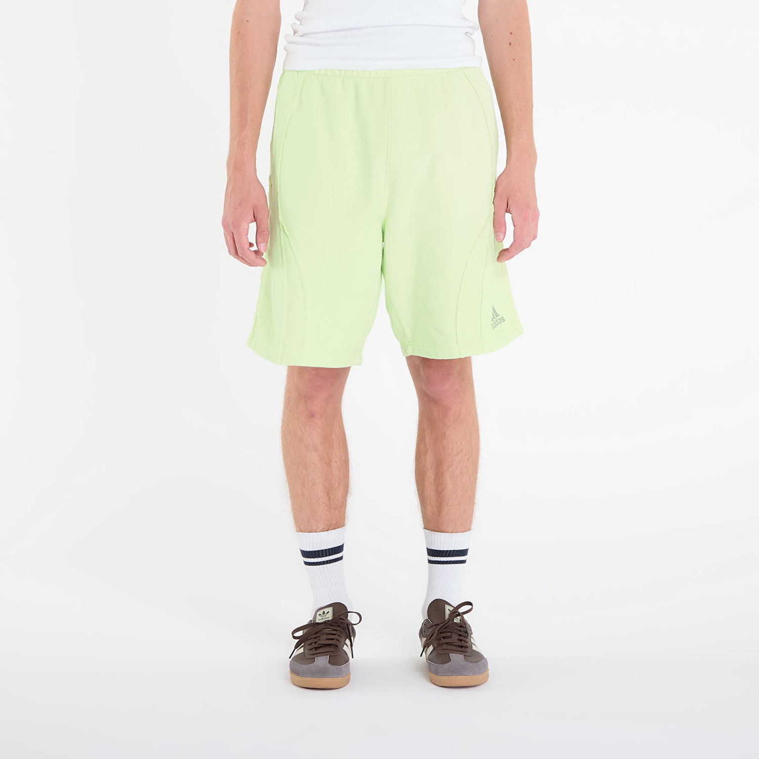 Къси панталони adidas Originals Adilenium Season 4 Teamgeist Fleece Shorts Зелено | KF8530, 0