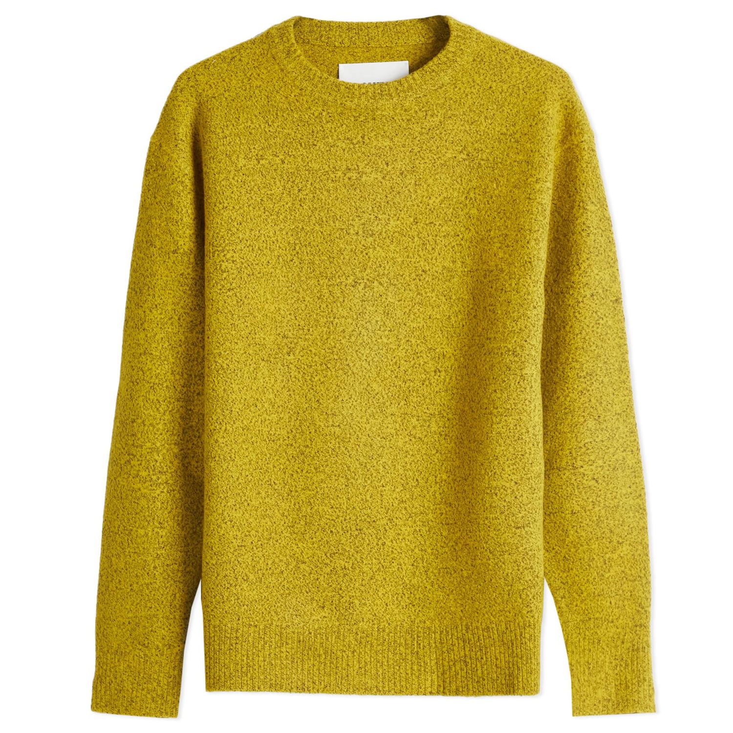 Пуловер Jil Sander Jil Sander Boiled Wool Crew Knit Жълто | J22GP0176-J14691-750, 1