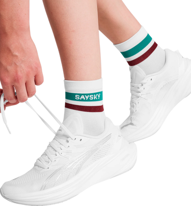Чорапи Saysky Saysky Logo Combat Quarter Socks Бяло | ouaso403c101-ouaso403c101, 0