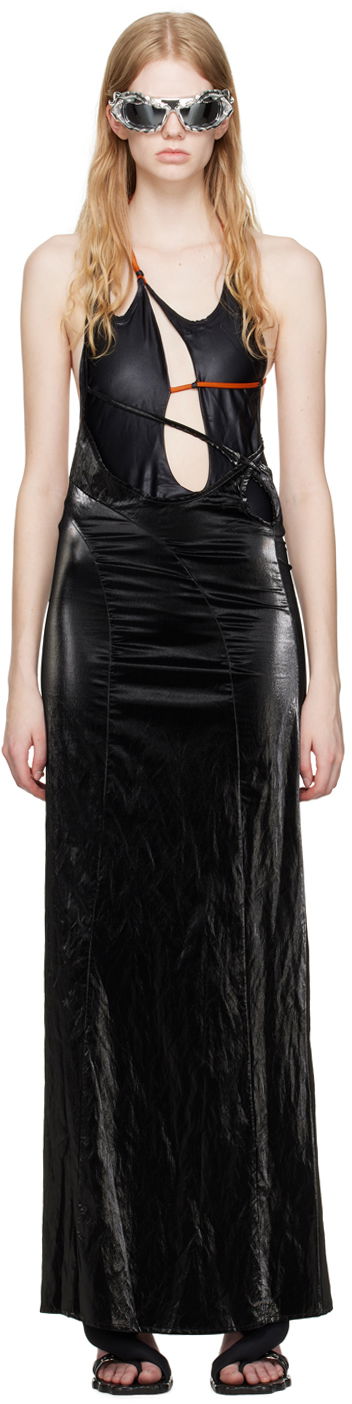 Pокля Ottolinger Ottolinger Strap Maxi Dress Черно | 1102204, 0