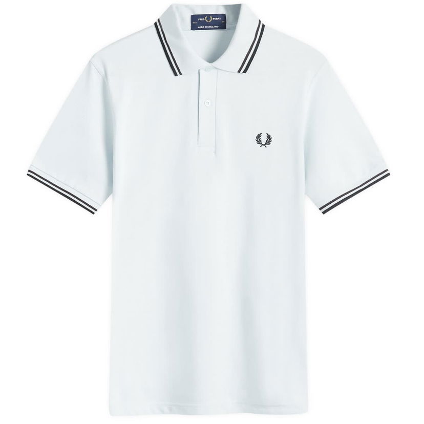 Поло тениска Fred Perry Original Twin Tipped Polo Shirt Бяло | M12-V48