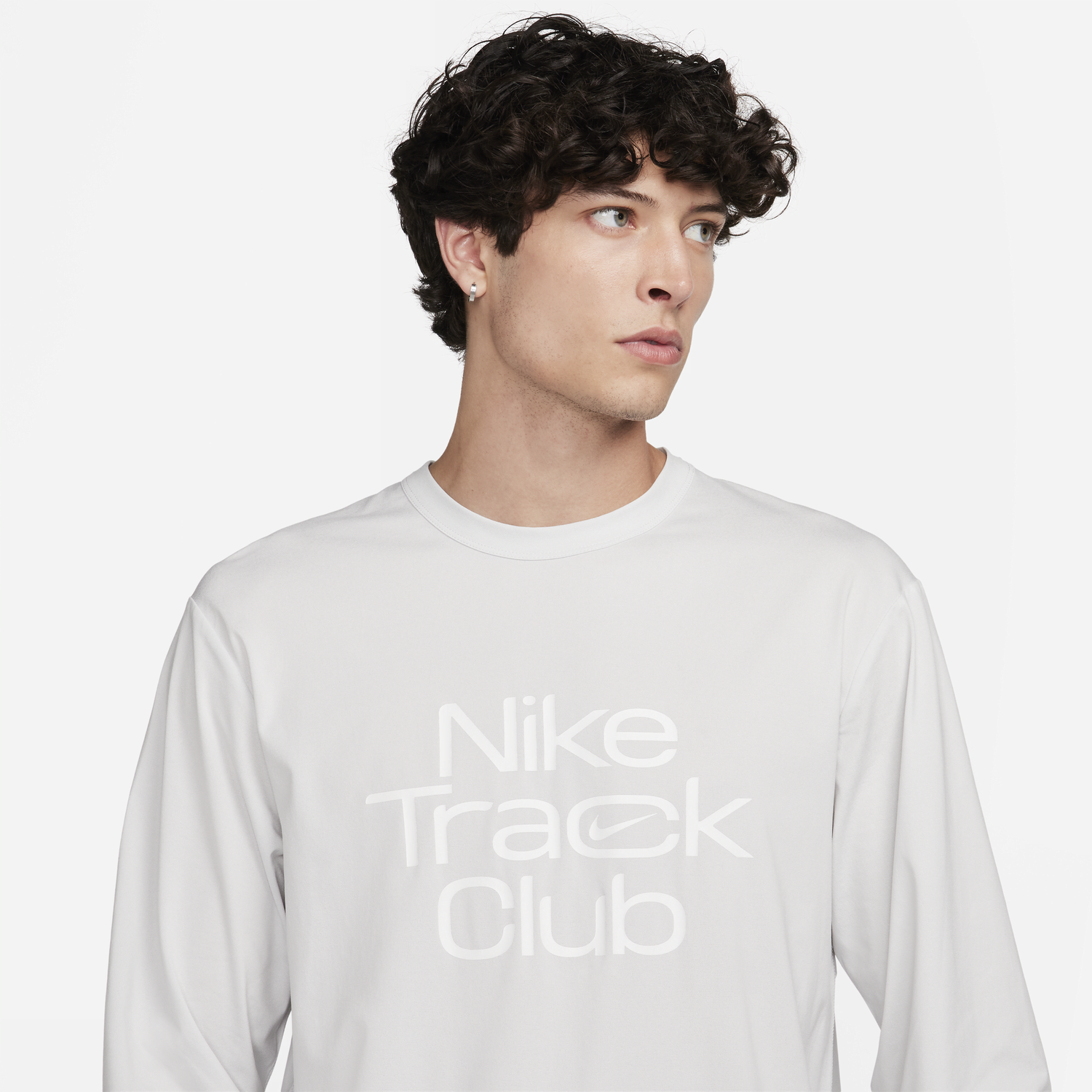 Тениска Nike Track Club Dri-FIT Hyverse Бяло | FB6827-025, 0