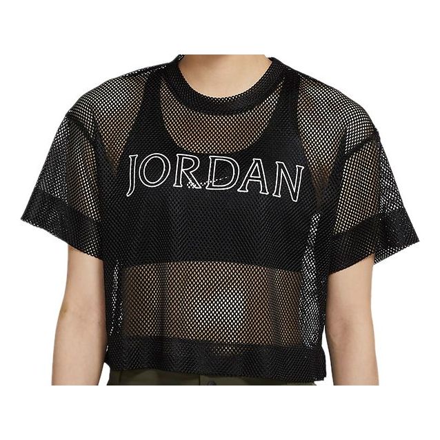 Потник Jordan Air Jordan Mesh Short Sleeve Top Черно | CZ1892-010