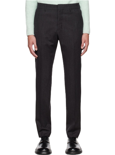 Панталони AMI Pinstripe Trousers Черно | HTR004.272