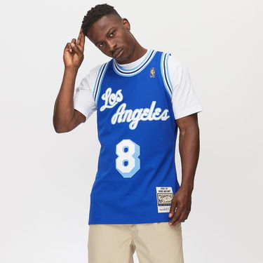 Фланелка Mitchell & Ness NBA AUTHENTIC JERSEY LOS ANGELES LAKERS ALTERNATE 1996-97 KOBE BRYANT #8 Синьо | AJY4GS18090-LALROYA96KBR, 1