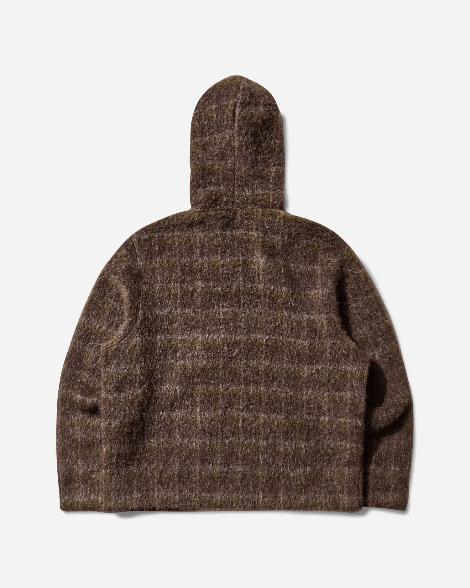 Суитчър OUR LEGACY Full Zip Hoodie Dorf Check Кафяво | W4256FD 001, 0
