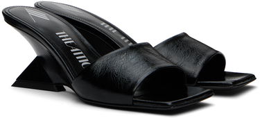 Аксесоари The Attico Attico Cheope Wedge Mules Черно | 248WS605 L070, 3