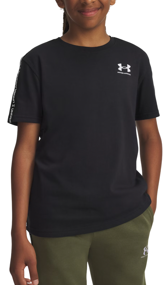 Тениска Under Armour T-Shirt Sportstyle Taped Short Sleeve Черно | 6001583-001