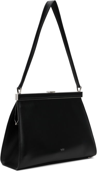 Дамска чанта Max Mara Biancaclasp Leather Frame Bag Черно | 2524516212600, 1