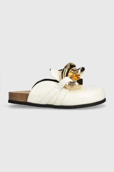 Кецове и обувки JW Anderson Chain Loafer Mules Бяло | ANW35004E.101, 0