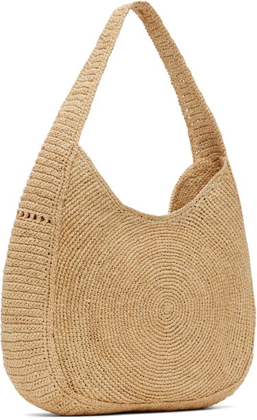 Дамска чанта Stella McCartney Stella McCartney Raffia Slouchy Logo Tote Бежово | 7B0165WP0375, 2