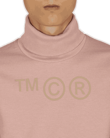 Пуловер Acne Studios Logo Turtleneck Розово | BL0270- AQ8, 6