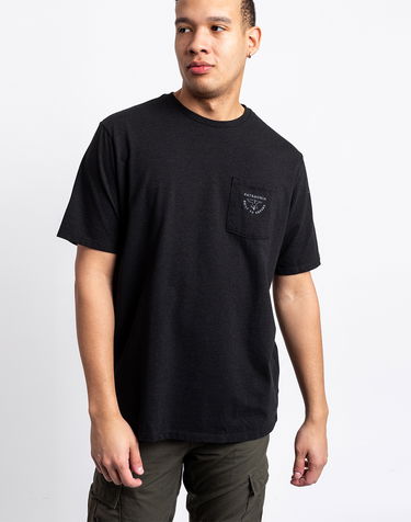 Тениска Patagonia Forge Mark Crest Pocket Responsibili-Tee Черно | 37656, 0