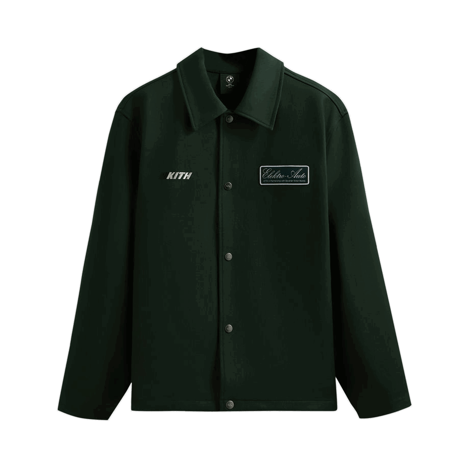 Яке KITH x BMW Double Knit Coaches Jacket Зелено | KHM010176 345, 0
