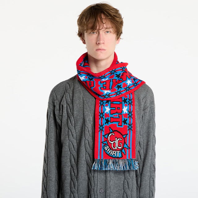 Comme des Garçons SHIRT Graphic Knit Scarf
