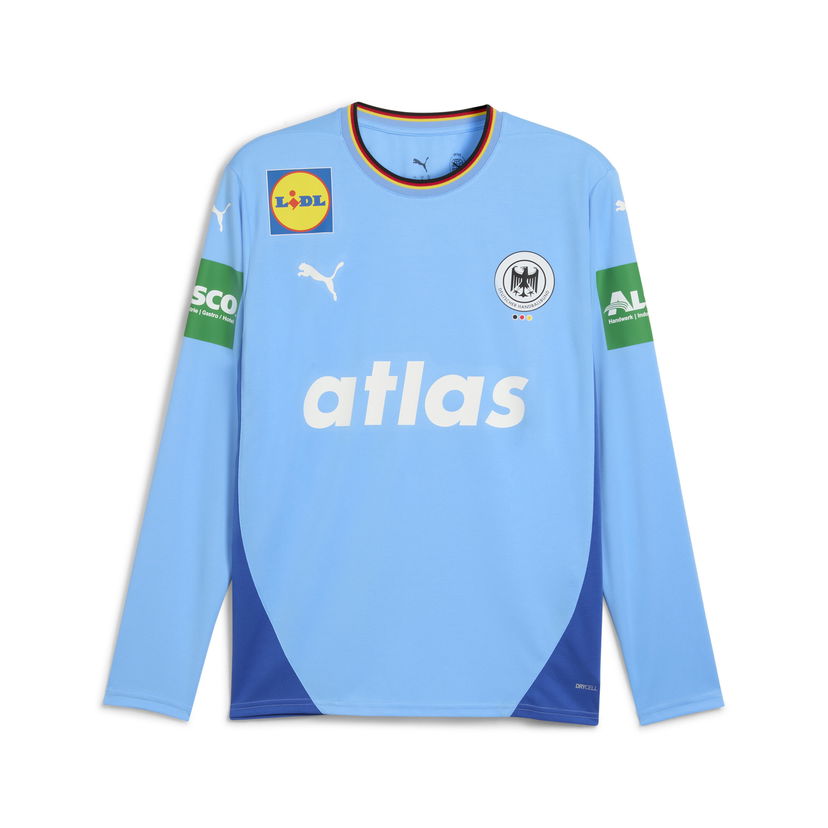 Фланелка Puma German Handball Federation Long-sleeve Goalkeeper Jersey Синьо | 787368_03