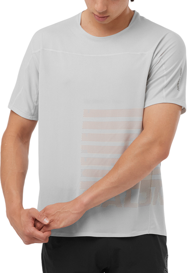 Тениска Salomon SENSE AERO SS TEE GFX M Сиво | lc2188700, 0
