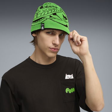 Шапка Puma PUMA x RIPNDIP Knitted Beanie with Graphic Print Черно | 026596_01, 2