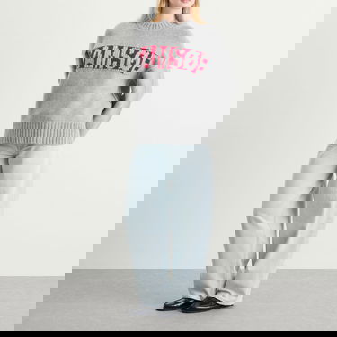Пуловер Samsoe Samsoe Samsøe Samsøe Sakeiku Logo Knit Jumper Сиво | F25300175-CLR000337, 4