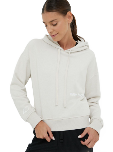 Суитчър New Balance Essentials Hoodie Бежово | WT23512MBM