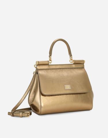 Дамска чанта Dolce & Gabbana Dolce & Gabbana Sicily Medium Handbag Металик | BB6003AO8558H945, 2