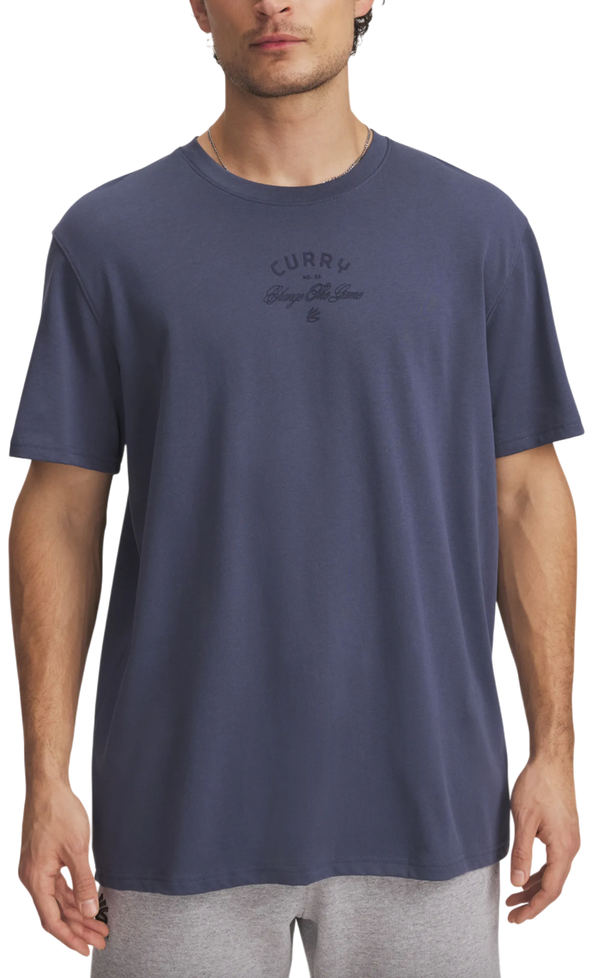 Тениска Under Armour Under Armour Curry HW Verbiage T-Shirt Синьо | 1390405-044, 0