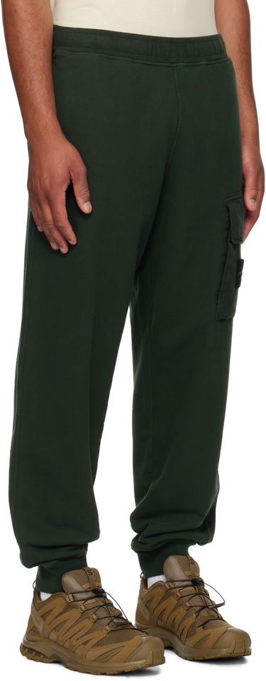 Спортни панталони Stone Island Stone Island Brushed Organic Cotton Fleece Sweatpants Зелено | K2S15 6200003 S0A20, 1