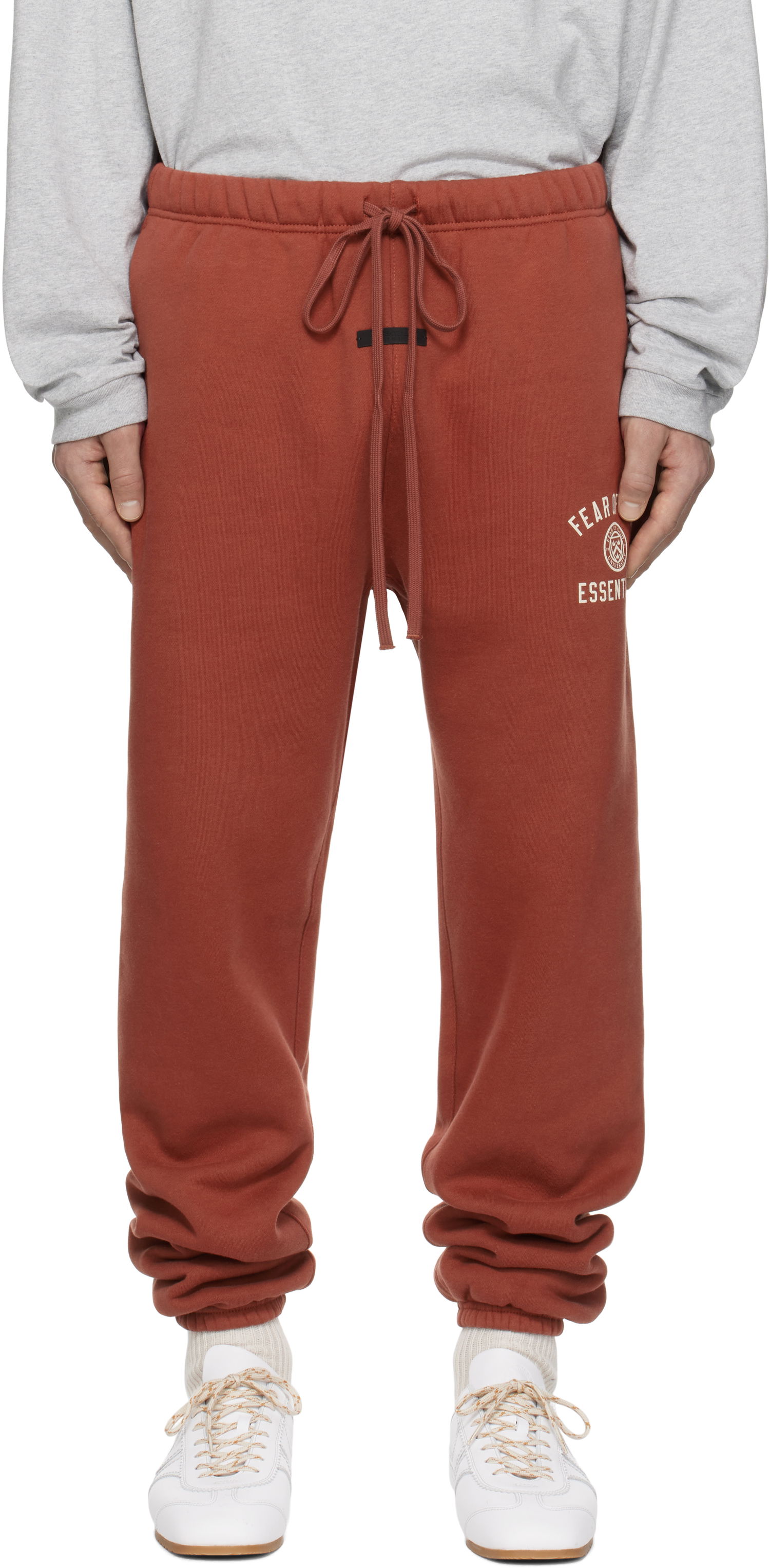 Спортни панталони Fear of God Fear of God ESSENTIALS Fleece Sweatpants Червено | 130HO242026F, 0