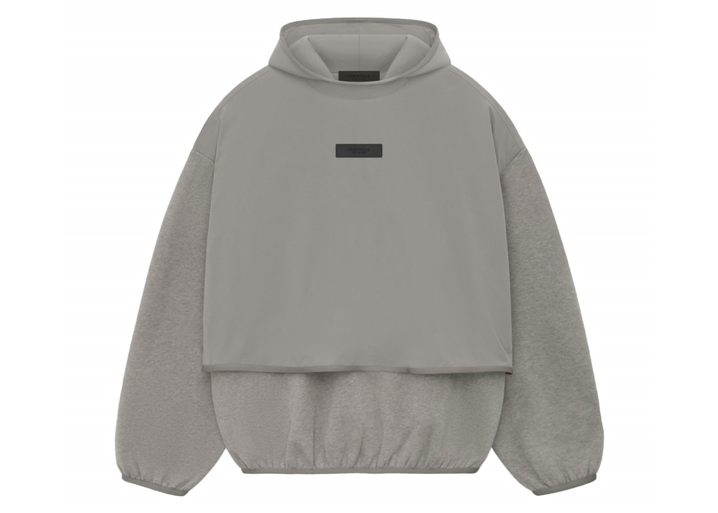 Суитчър Fear of God Core Collection Nylon Fleece Hooded Sweatshirt Dust/Heather Grey Сиво | 202SU244321F, 0