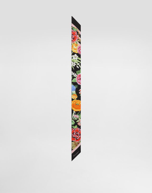 Dolce & Gabbana Floral-Print Twill Headscarf