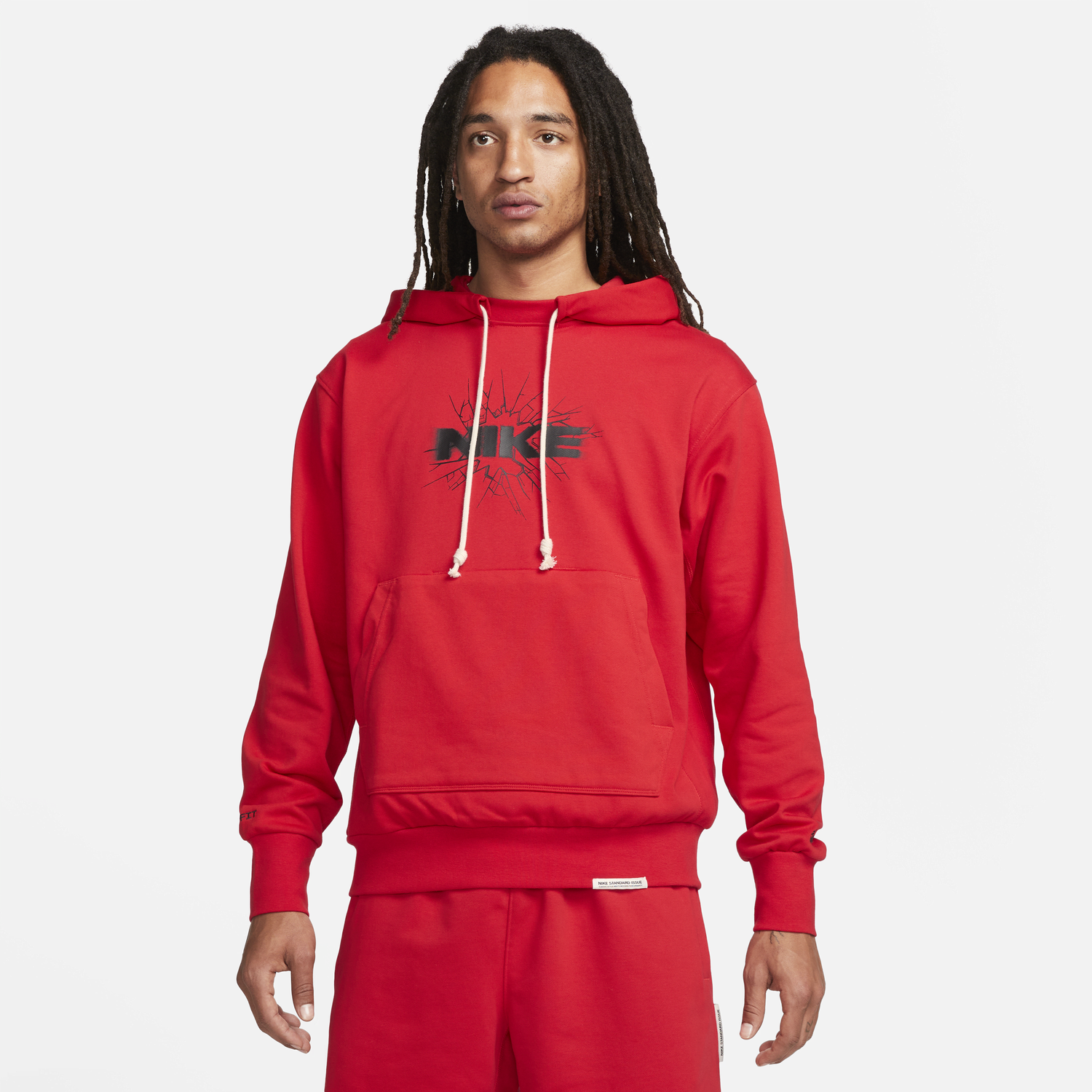 Суитчър Nike Dri-FIT Standard Issue Hoodie Червено | FB7048-657, 0