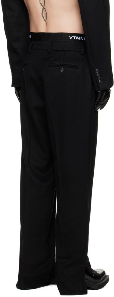Панталони VETEMENTS Pleated Trousers Черно | VL16PA320B, 2
