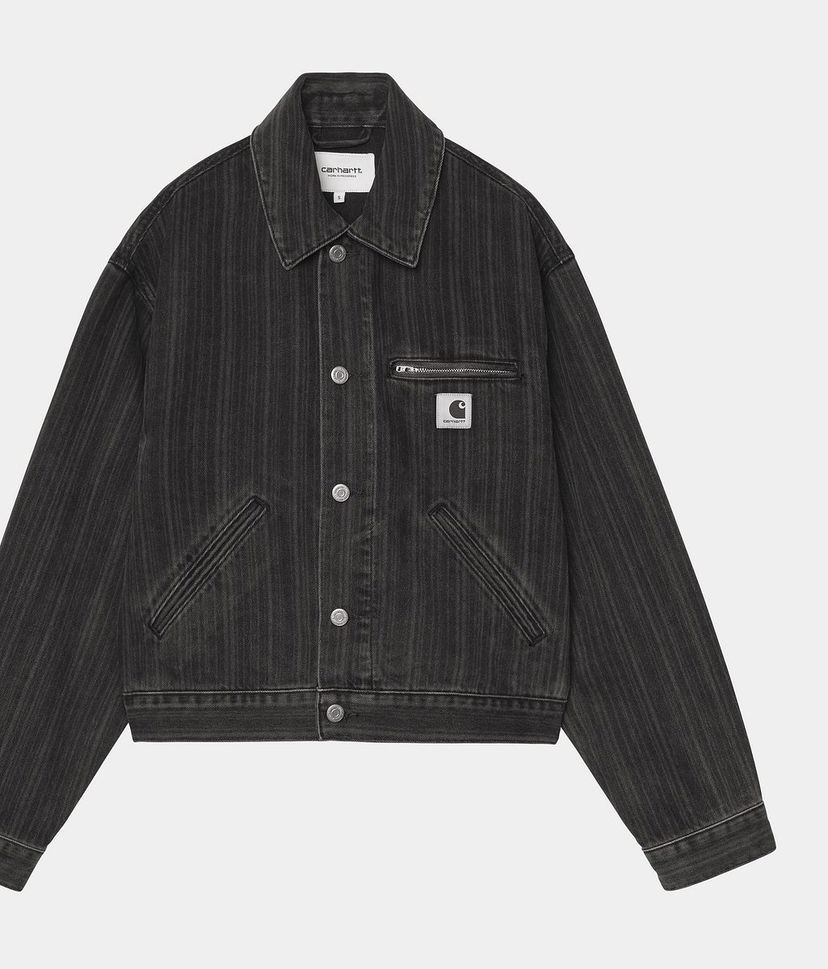 Яке Carhartt WIP Rylan Stripe Jacket Черно | I035571_9