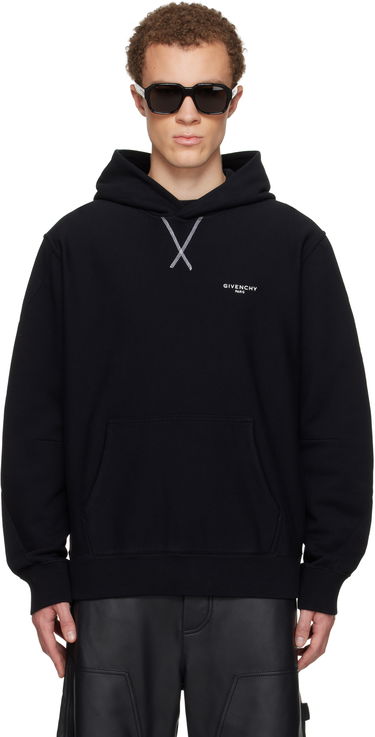 Суитчър Givenchy Couture Seam Hoodie Черно | BMJ0NH3YS1001, 0