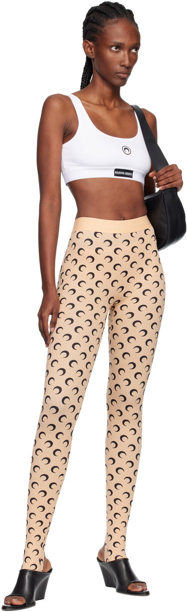 Клинове Marine Serre Stirrup Leggings with Moon Print Червено | WPA111A CJER0001, 4