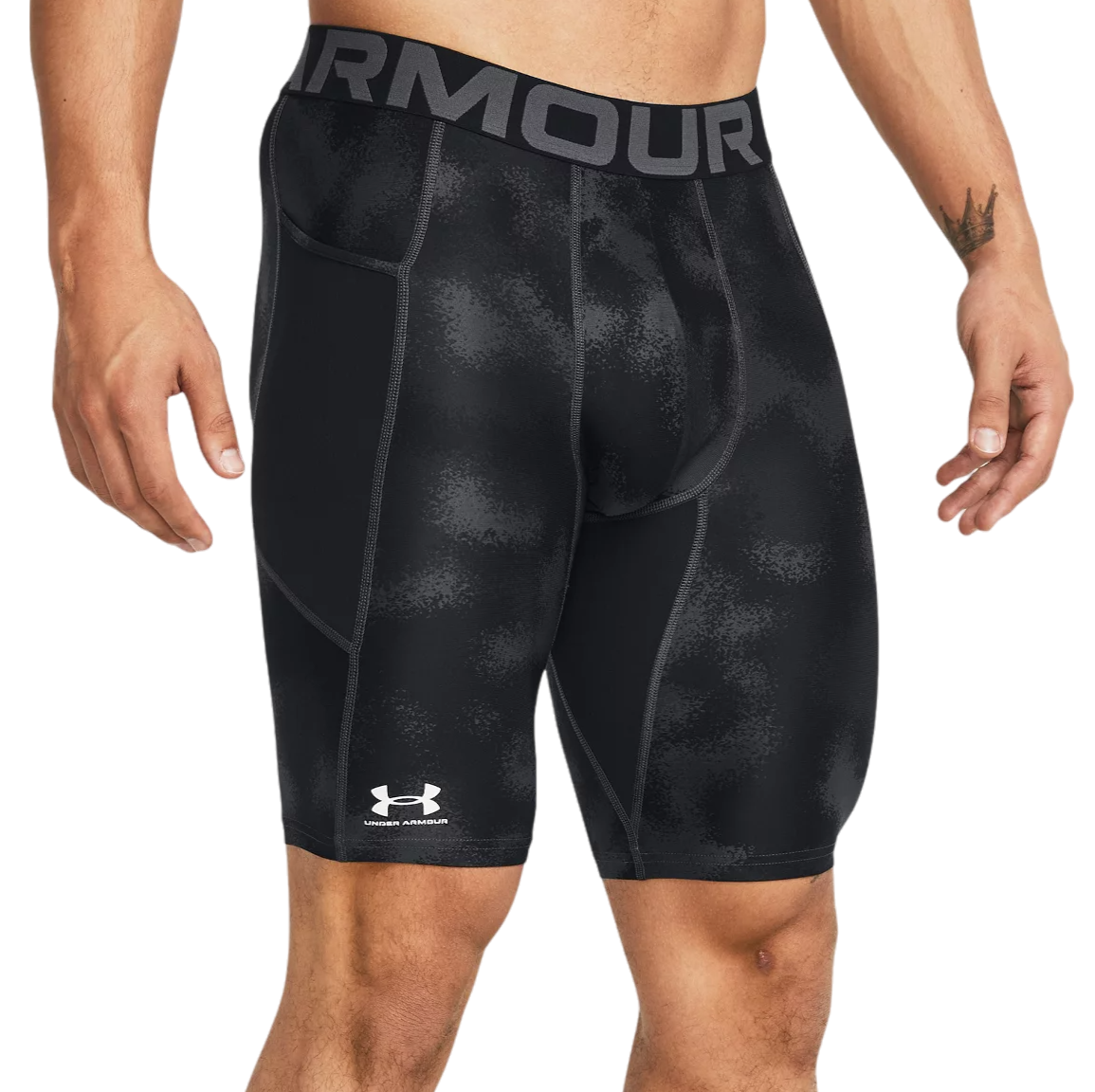 Къси панталони Under Armour HeatGear® Printed Long Shorts Черно | 1383323-001, 0